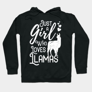 Just a Girl Who Loves Llamas Hoodie